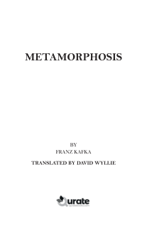 Metamorphosis