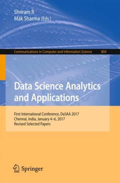 Data Science Analytics and Applications