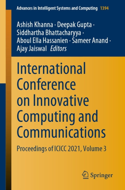 Advances in Intelligent Systems and Computing
