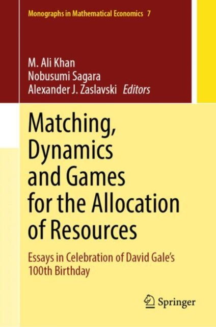Monographs in Mathematical Economics