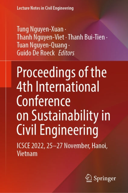 Proceedings of the 4th International Conference on Sustainability in Civil Engineering