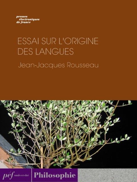 Essai sur l'origine des langues